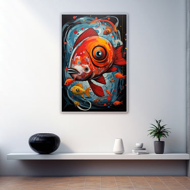 Fish Abstract Painting